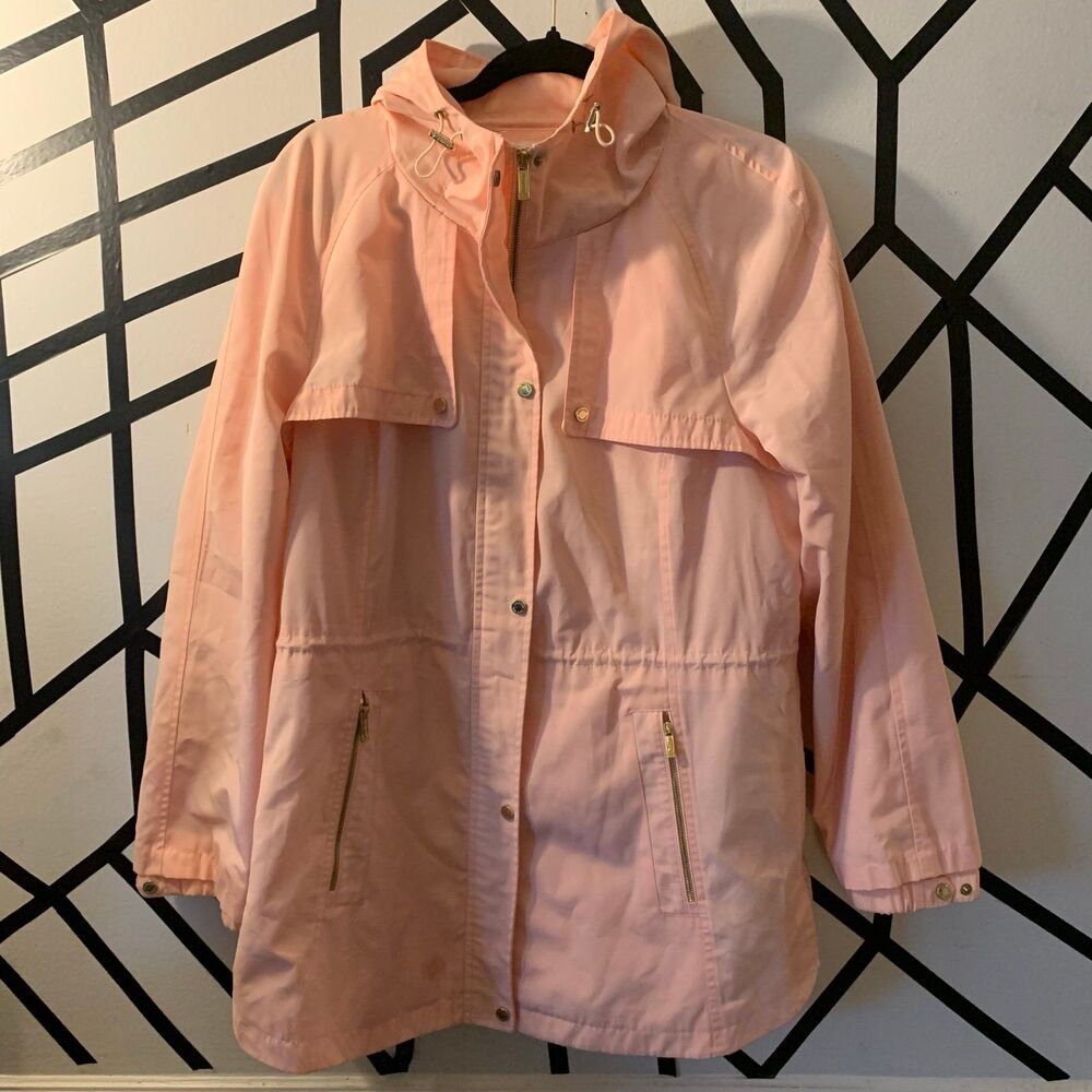 Calvin Klein Pink Rain Coat